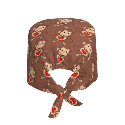 Custom Curious George Is All Heart Cleaning Working Cap Cool Monkey TV Series