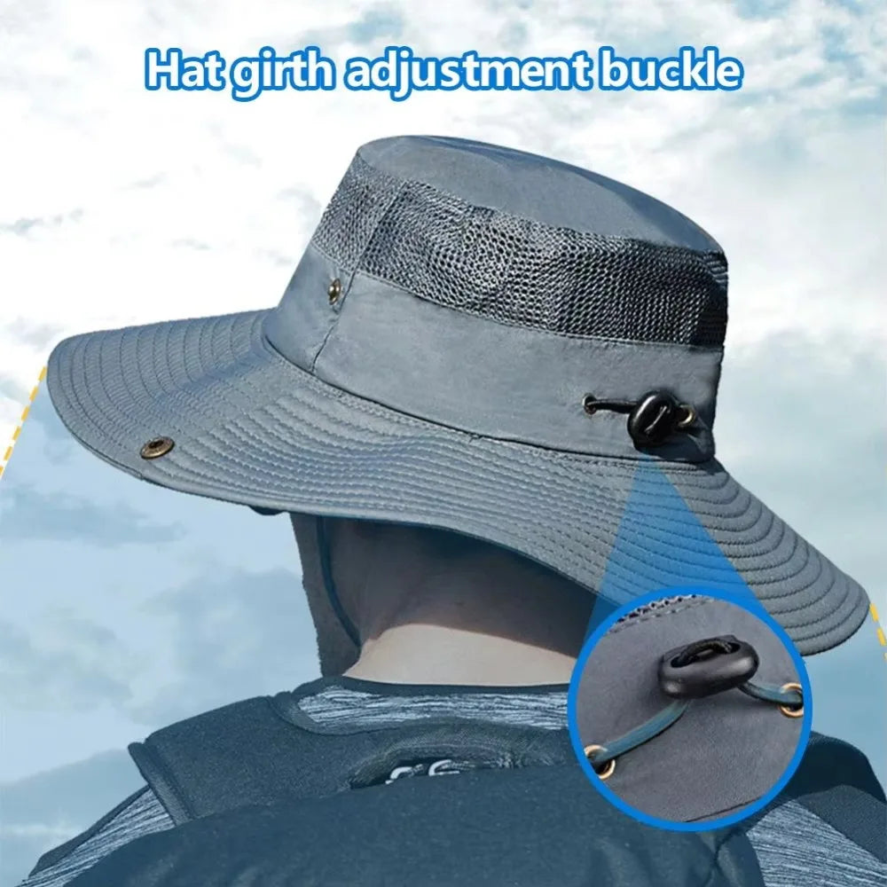 Fishing Waterproof Quick Drying Breathable Umbrella Cap Men