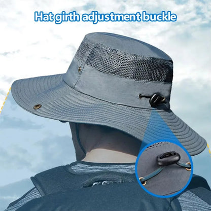 Fishing Waterproof Quick Drying Breathable Umbrella Cap Men