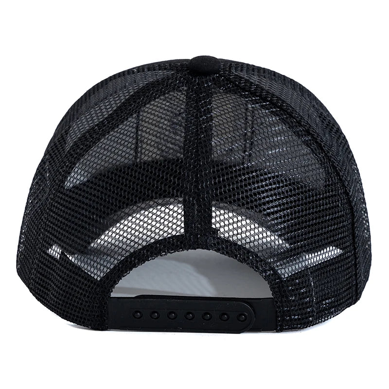 Unisex Baseball Cap Wolf Embroidery Patch Pattern Caps Men Women Summer