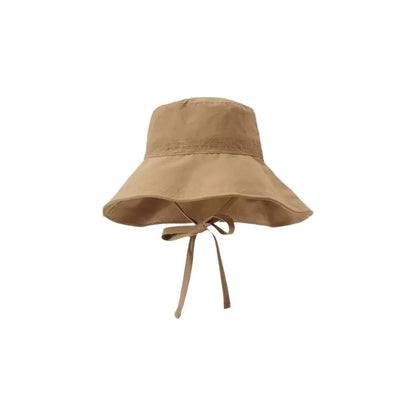 Simple Solid Color Sunscreen Bucket Hat