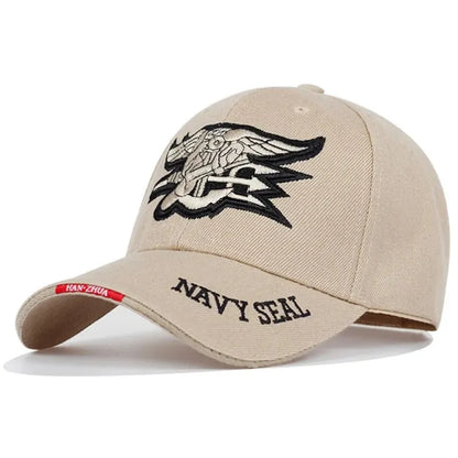 Unisex Seal Assault Team Embroidery Baseball Caps Spring and Autumn
