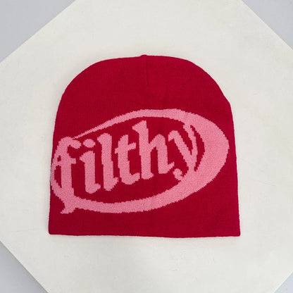 Autumn And Winter New Unisex European Style Letter Knitted Hats