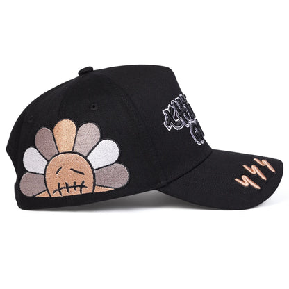 Unisex Lightning Embroidery Baseball Caps Spring Autumn Sports Cap