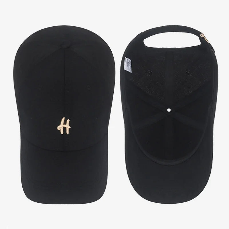 Mens Embroidery H Letter Printed Quick-Drying Fishing Hiking Sunhat Women Golf Baseball Cap