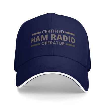 Amateur Ham Radio Baseball Cap Female Male