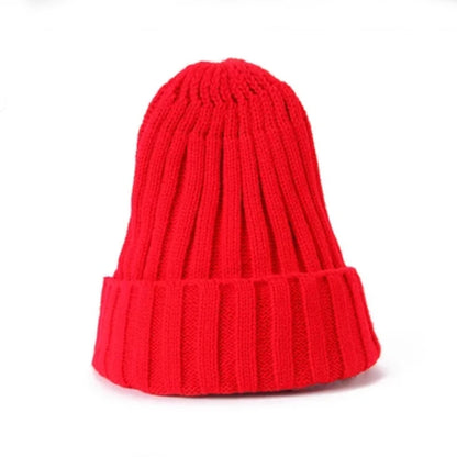 New Beanies Women Solid Knitted Warm Soft Trendy Hats