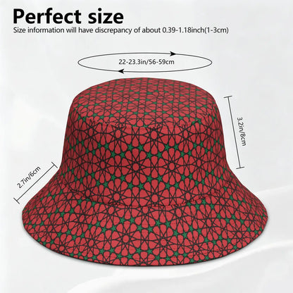 Morocco Fisherman Hats Free Custom Made Name Number Logo Bucket Cap