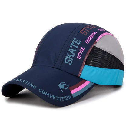 Letter Patchwork Mesh Mesh Baseball Cap Spring