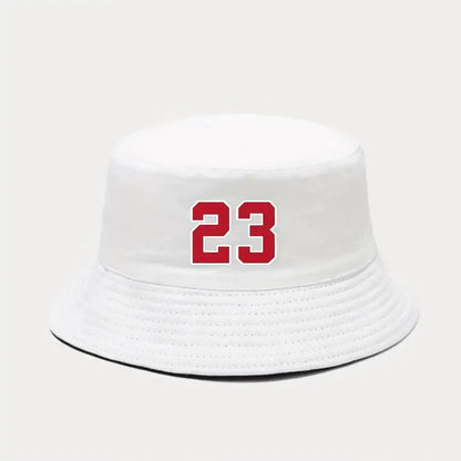 Number 23 Printed Bucket Hats Unisex Summer Beach Panama Hat