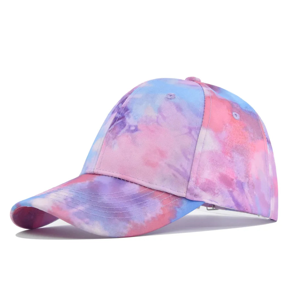 Unisex Spring Summer Dyed Baseball Cap