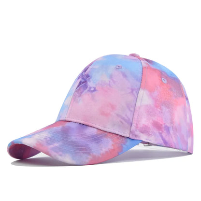 Unisex Spring Summer Dyed Baseball Cap