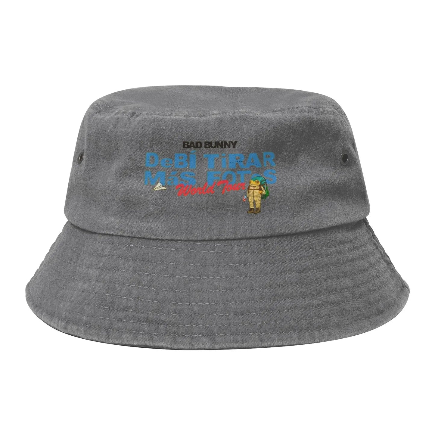 Girl Washed Denim Bucket Hat