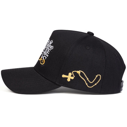 Unisex NUNCA FUE SUERTE Letter Embroidery Baseball Caps Outdoor Adjustable Casual Hats Sunscreen Hat