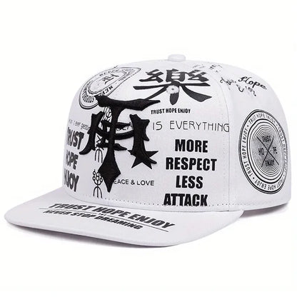 Fashionable Creative Baseball Hat T Graffiti Embroidery Street Hip Hop Hat