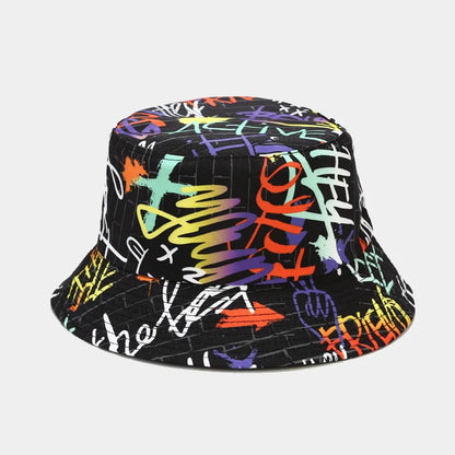 Fashion Plant Printing Pattern Fisherman Hat Spring and Summer