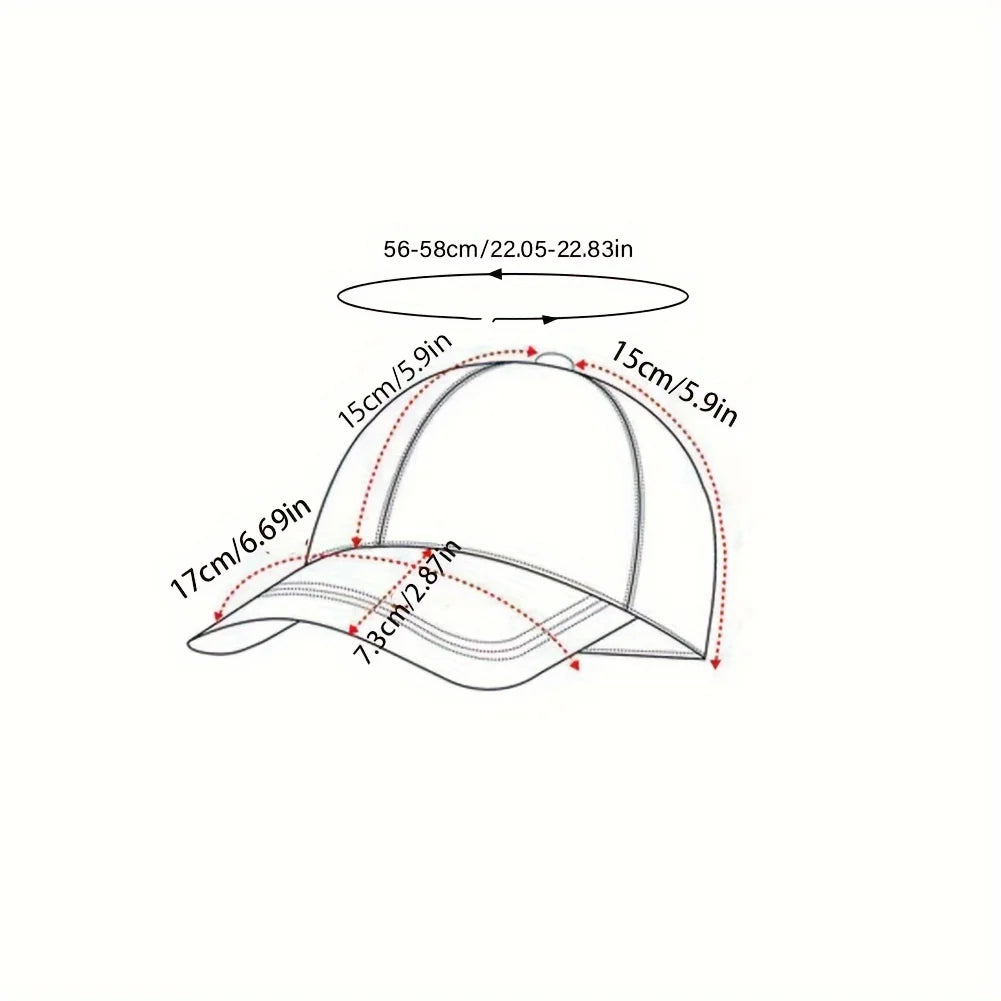 Fun Cat Print Baseball Cap Suitable for Outdoor Travel and Leisure Activities