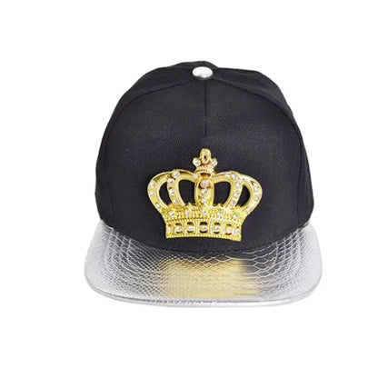 Doitbest Fashion Leather Autumn Brand Metal Crowne Europe Baseball Cap