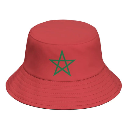 Morocco Fisherman Hats Free Custom Made Name Number Logo Bucket Cap