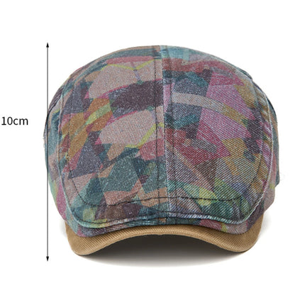 Vintage Artist Painter Beret Hat 100% Cotton Ivy Flat Cap