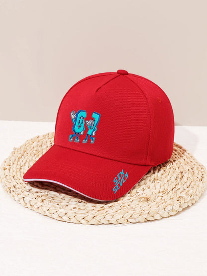 1 Piece of 67-Pixel Cartoon Patterned Cool Baseball Cap