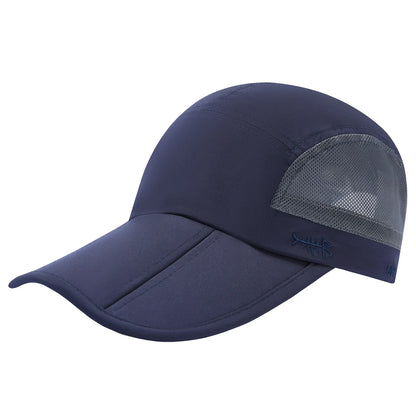 Folding Fishing Baseball Cap UPF 50+ Water Resistant Outdoor Portable Brim Hats