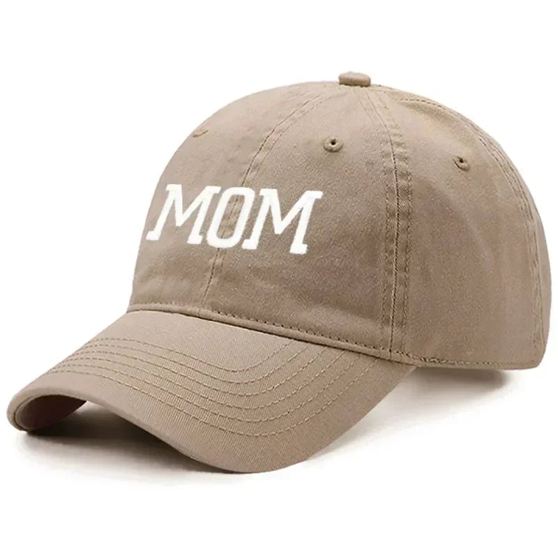 DAD MOM Embroidery Pure Cotton Baseball Cap Fashion Sport Golf Caps Sun Hat