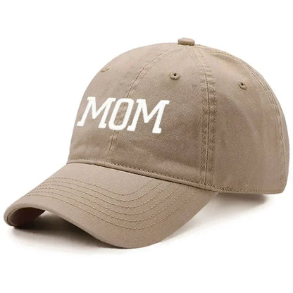 DAD MOM Embroidery Pure Cotton Baseball Cap Fashion Sport Golf Caps Sun Hat