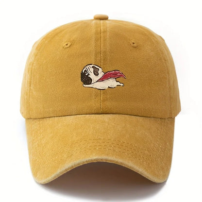 Sports Dog Pattern Baseball Hat for Men and Women