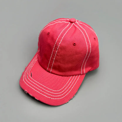 Men And Women Solid Color Soft Cotton Sport Sun Hat