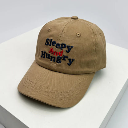Men Women Korean Letter Embroidery Baseball Hats