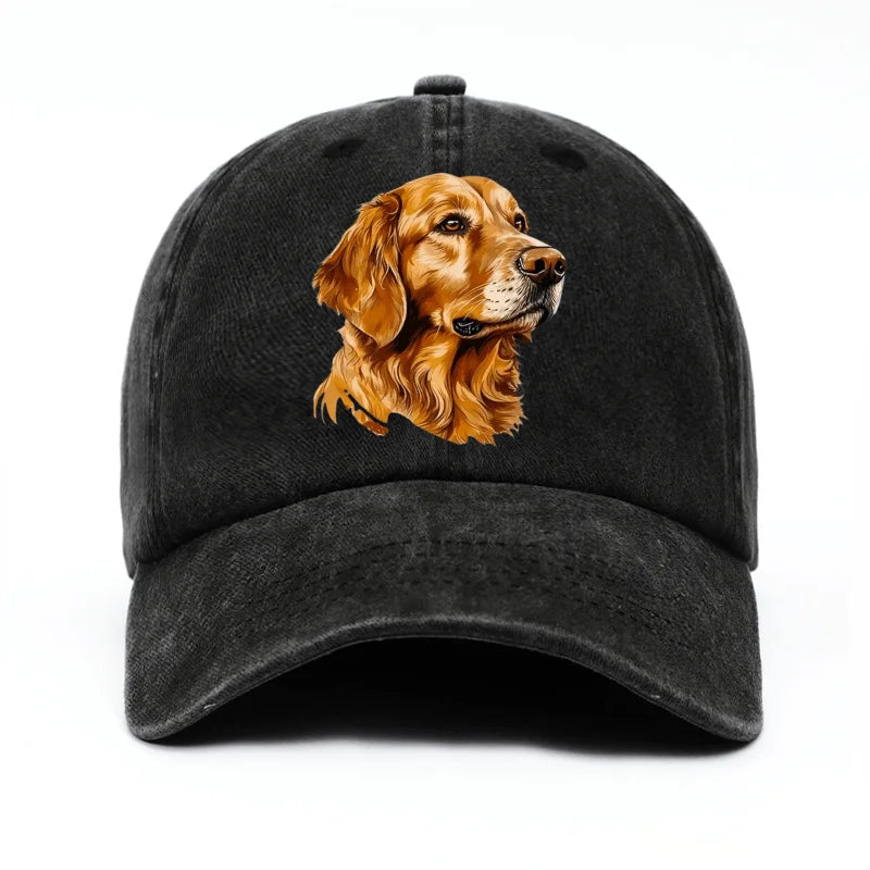 Golden Retriever Printed Baseball Cap, Lightweight Suitable for Both Men and Women