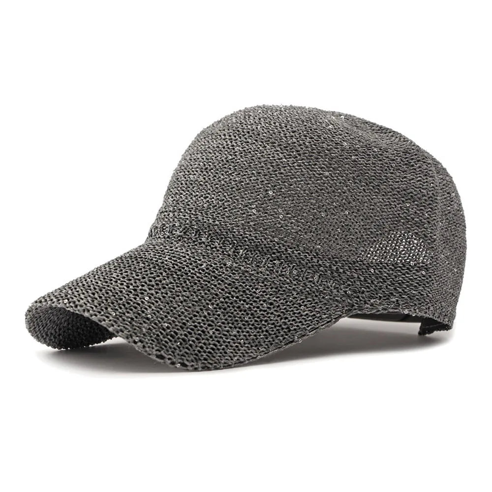Trendy Retro Beret Cotton British Painter Hat Hollow Breathable Painters Hats Unisex