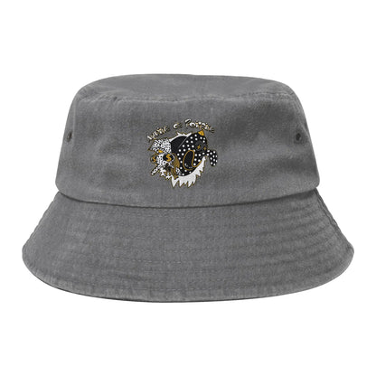 Men Women Distressed Denim Sun Hat  Bob Hat Fishing Cap Hiking