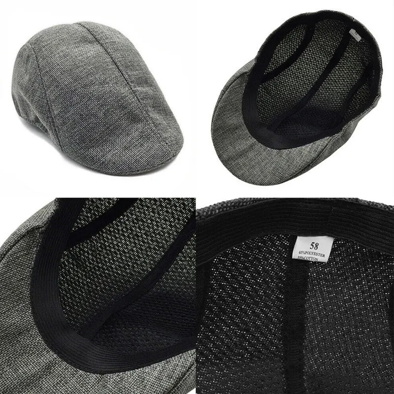 New Autumn Beret Caps Men Women Adjustable Newsboy Hats