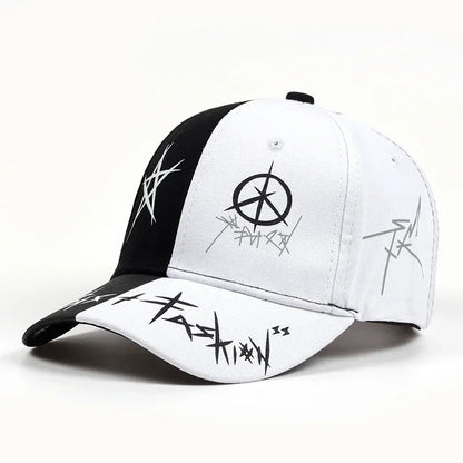 Unisex Eye Graffiti Print Baseball Caps Spring Autumn