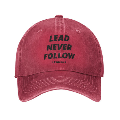 Lead Never Follow Leaders Sun Baseball Cap Men Adult Print Hip Hop Hats Summer Baseball Caps