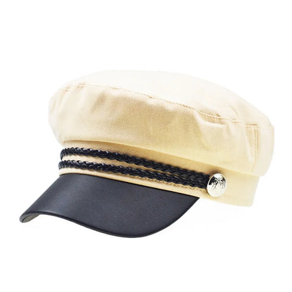 Women's Vintage Octagonal Beret, Newsboy Hat