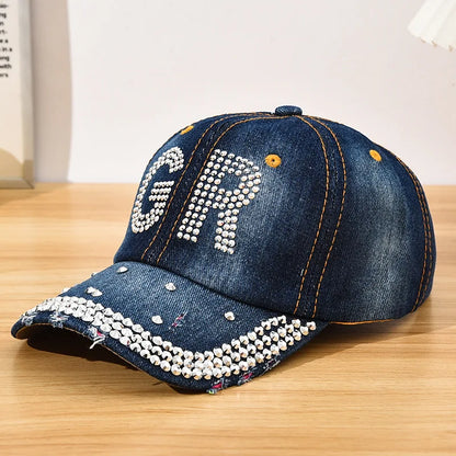 Diamond-Encrusted Baseball Cap