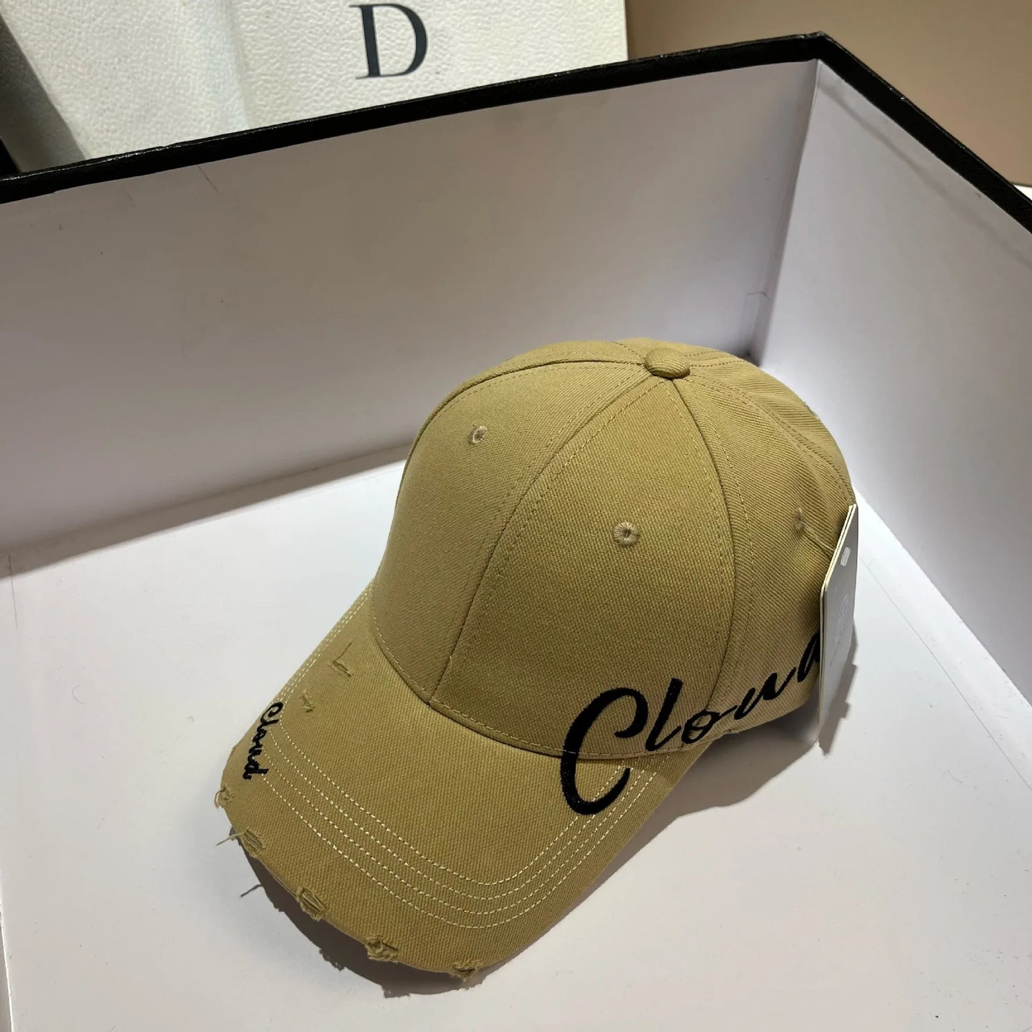 Vintage Letter Embroidery Baseball Cap