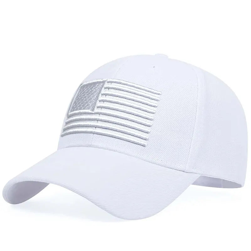 Fashion American Flag Embroidery Baseball Caps Spring and Summer Outdoor Adjustable Casual Hats Sunscreen Hat