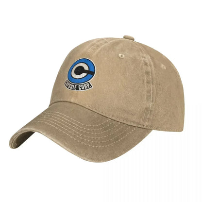 Capsule Corp Denim Baseball Cap Popular Design Sport Trucker Hat Summer