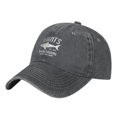 Fashion Quint's Shark Fishing Baseball Caps