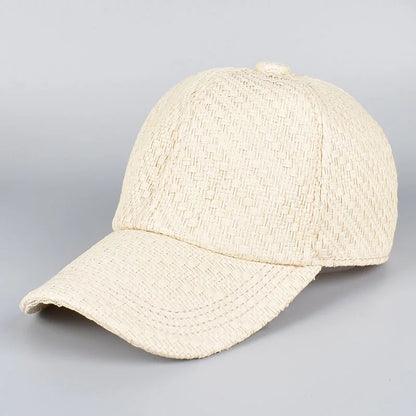 Straw Sun Hat Men Women Summer Baseball Cap