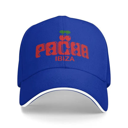 Preppy Cherry Pacha Ibiza Baseball Cap Outdoor Daily Travel Sports