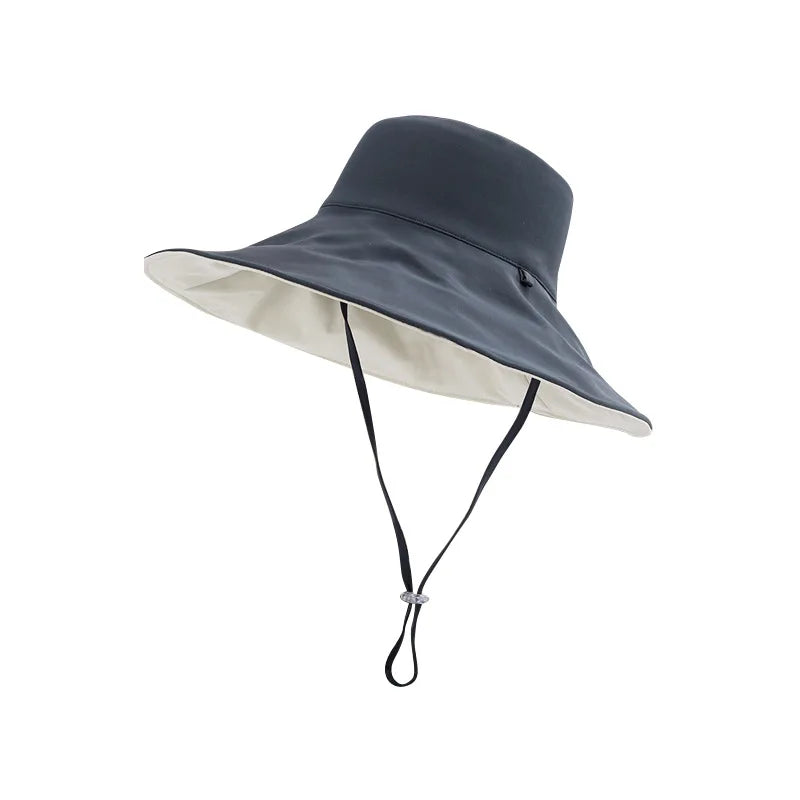 Women Extra Wide Brim Reversible Sun Hat UPF 50+