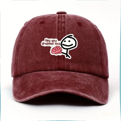 Fun Cartoon Printed Baseball Cap for both Men and Women