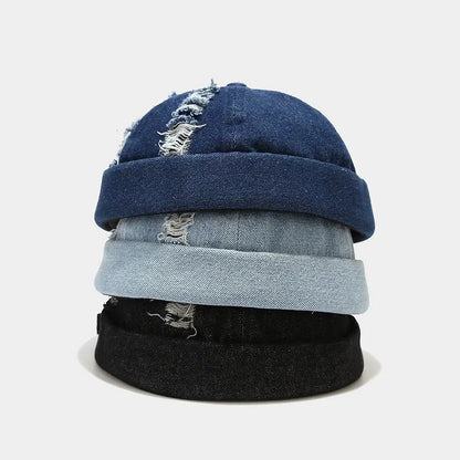 Four Seasons Cotton Solid Docker Cap