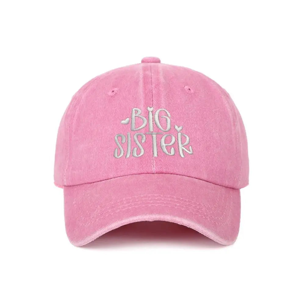 Fashion Washed Cotton Big Brother Big Sister Caps