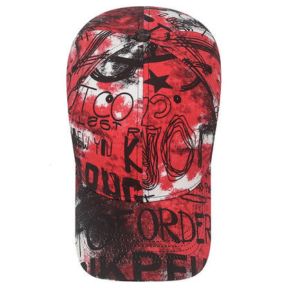 New Cool Fashion Graffiti Women Men Caps Hat Female Male